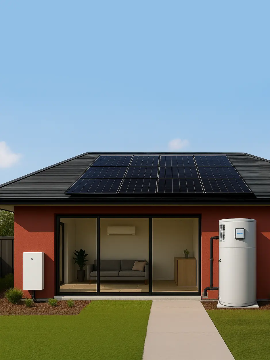 Solar panel system sale mobile banner for New south wales metro location