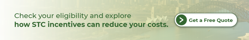 Check eligibility for STC incentives and get a free quote for energy savings in Australia.