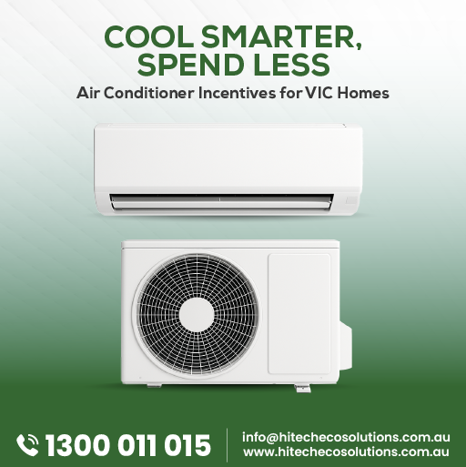Split system air conditioner highlighting air conditioner incentives for Victoria homes with efficient cooling and cost savings.